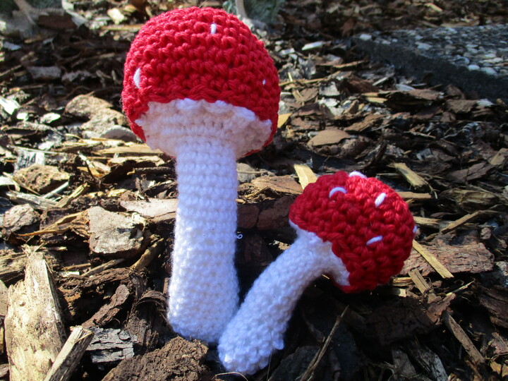 Häkelanleitung Pilze