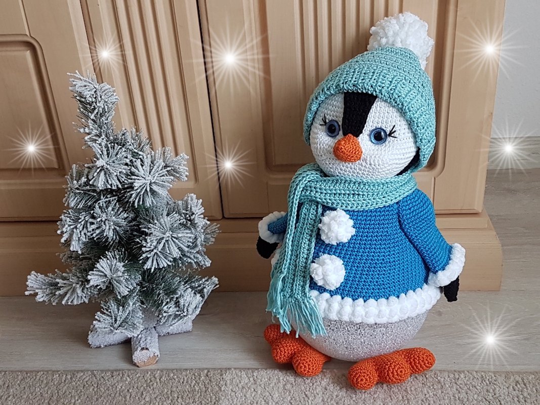 Winterlampe "Pinguin Pino"