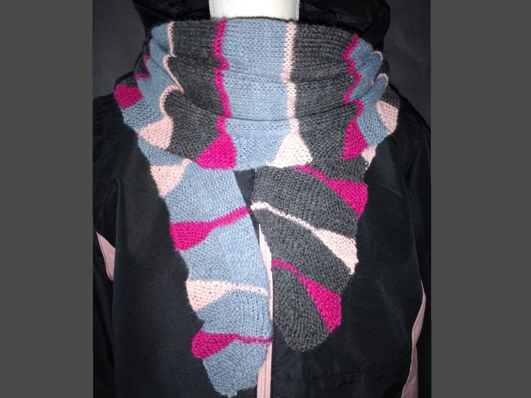 °Strickanleitung Tuch "Lyria" oder "das Restetuch" - Bild 4