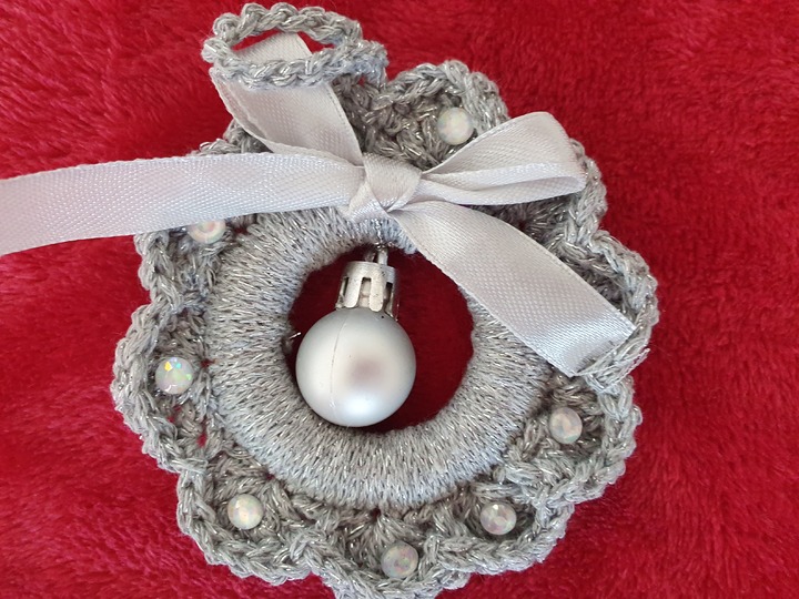 Häkelanleitung Weihnachtsornament, Christmas Ornaments, Baumanhänger!