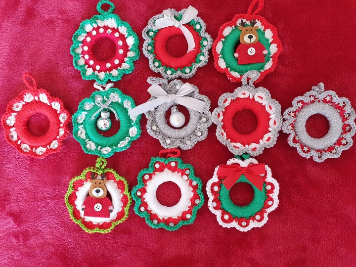 Häkelanleitung Weihnachtsornament, Christmas Ornaments, Baumanhänger!