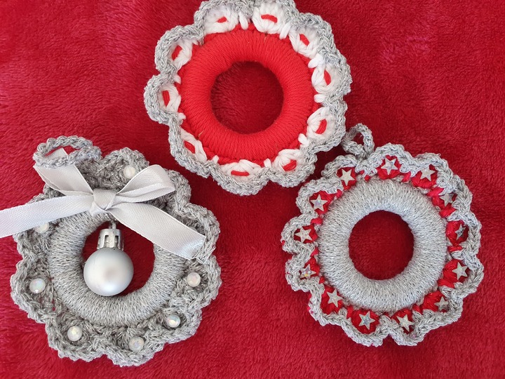 Häkelanleitung Weihnachtsornament, Christmas Ornaments, Baumanhänger!