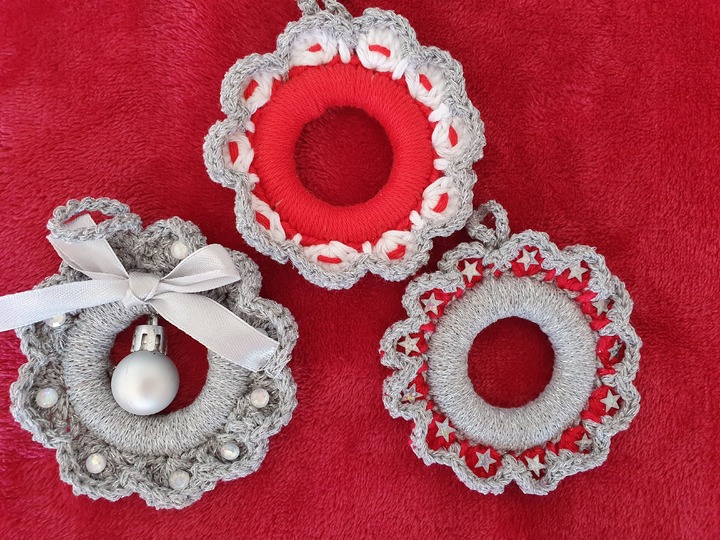 Häkelanleitung Weihnachtsornament, Christmas Ornaments, Baumanhänger!