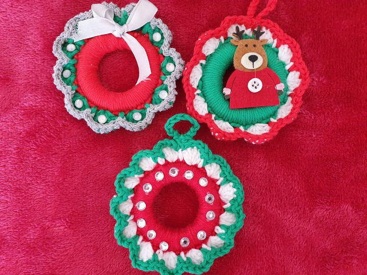 Häkelanleitung Weihnachtsornament, Christmas Ornaments, Baumanhänger!