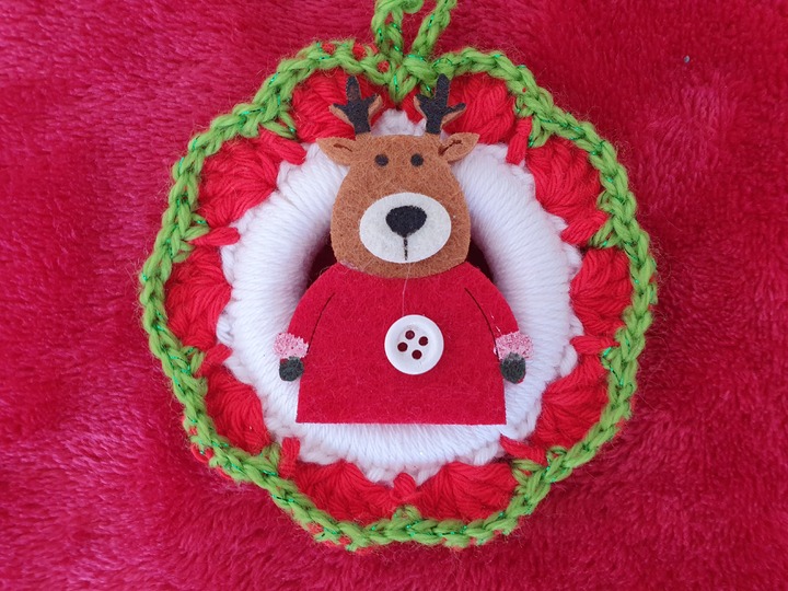 Häkelanleitung Weihnachtsornament, Christmas Ornaments, Baumanhänger!