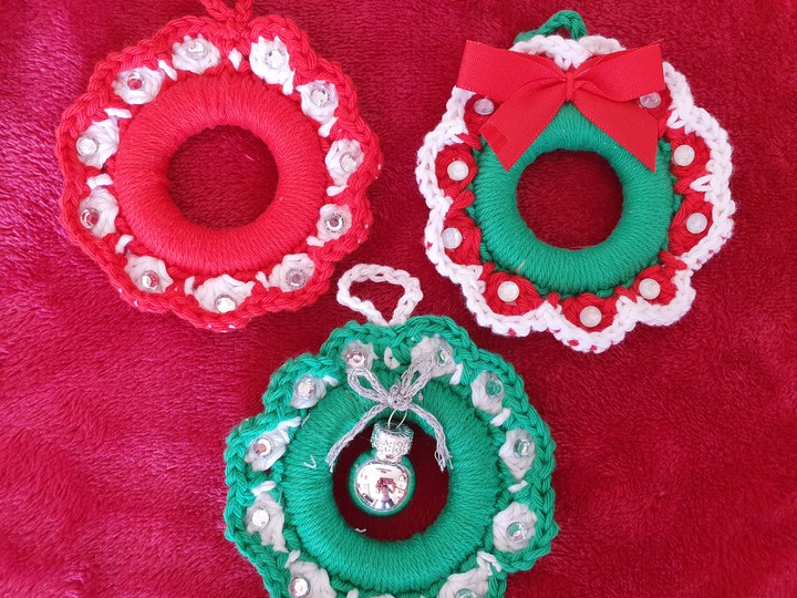 Häkelanleitung Weihnachtsornament, Christmas Ornaments, Baumanhänger!