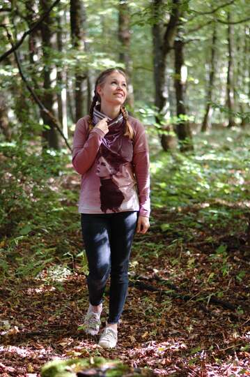 Schnittmuster Pullover Lou – PDF-Größen 34-50 | Anpassbarer Lagen-Look |