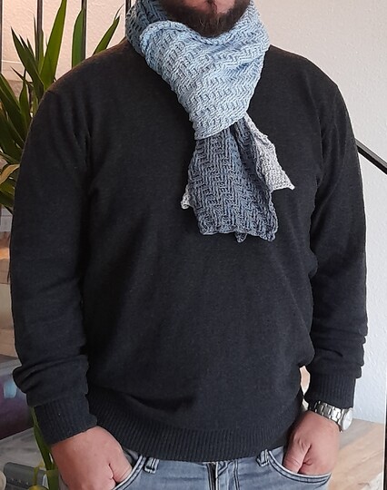 Häkelanleitung - Herrenschal "Crystal"