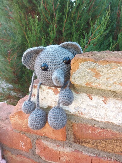 Anleitung Elefant Ela aus der kugelrunden Bande