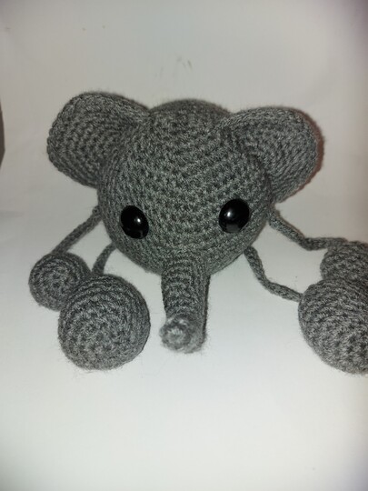 Anleitung Elefant Ela aus der kugelrunden Bande