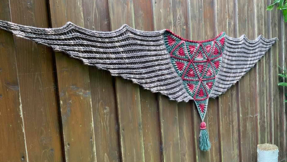 kuscheliges Flügeltuch "Winterwings"