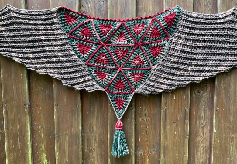 kuscheliges Flügeltuch "Winterwings"