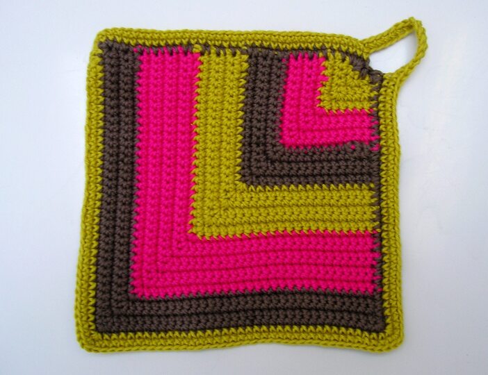 Häkelanleitung Topflappen "Stockfisch"