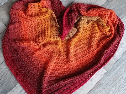 Anleitung Tuch "Xenja"