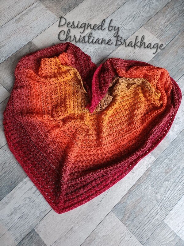 Anleitung Tuch "Xenja"