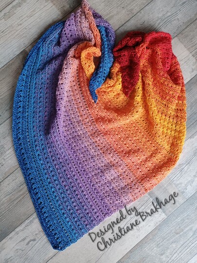 Anleitung Tuch "Xenja"