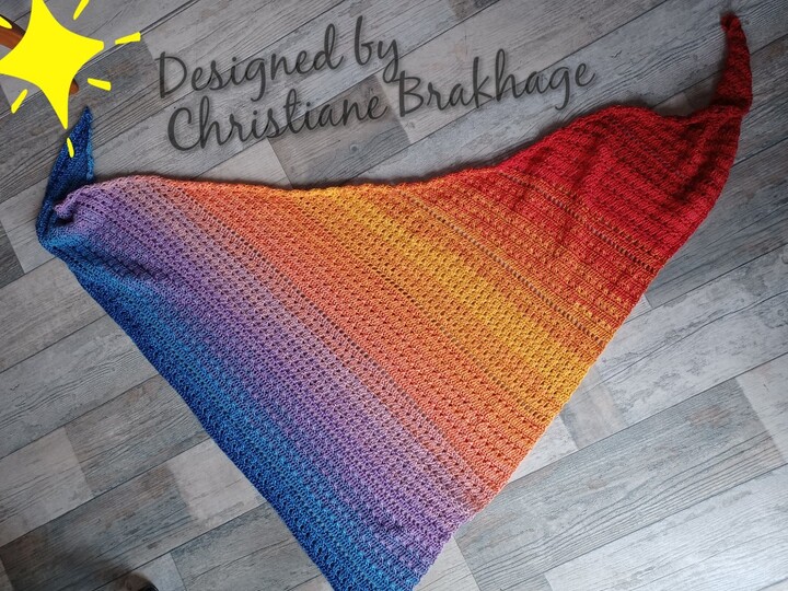 Anleitung Tuch "Xenja"