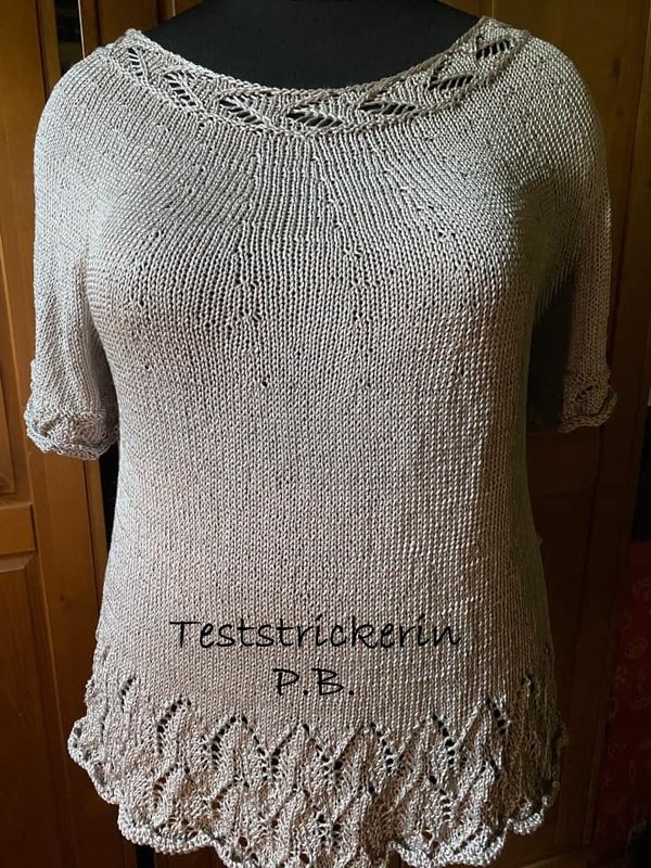 Tunika, Shirt "Pretty Jag", Gr. S-XXXL, Stricken - Bild 3