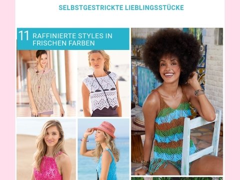 Strickanleitung: Sommertops - Selbstgestrickte Lieblingsstücke