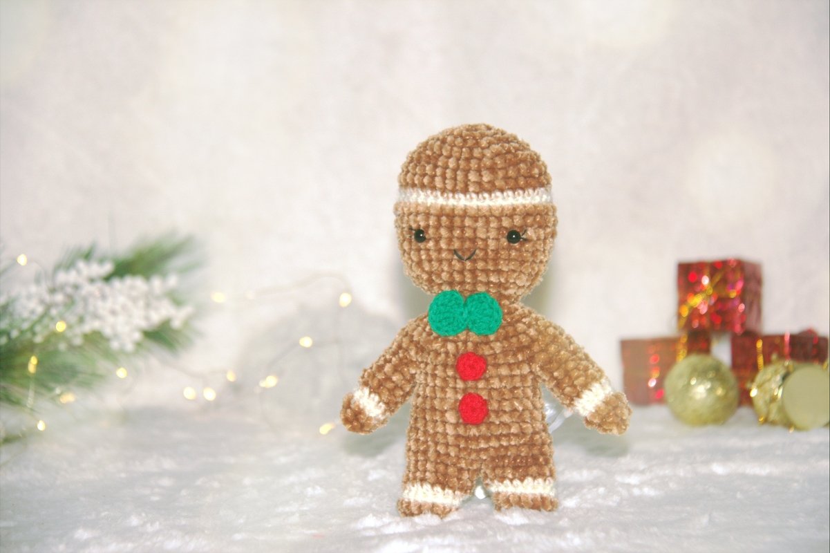 Crochet Pattern Gingerbread Man