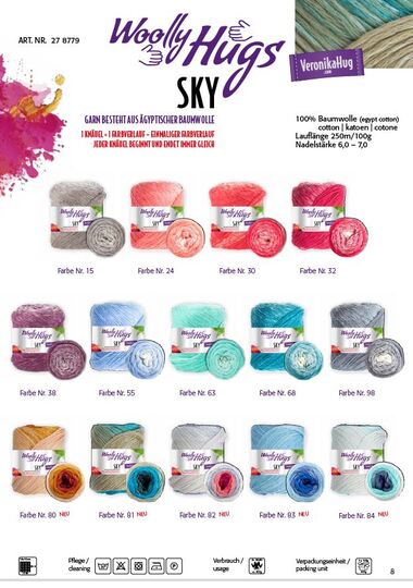 STRICKJACKE EISBONBON