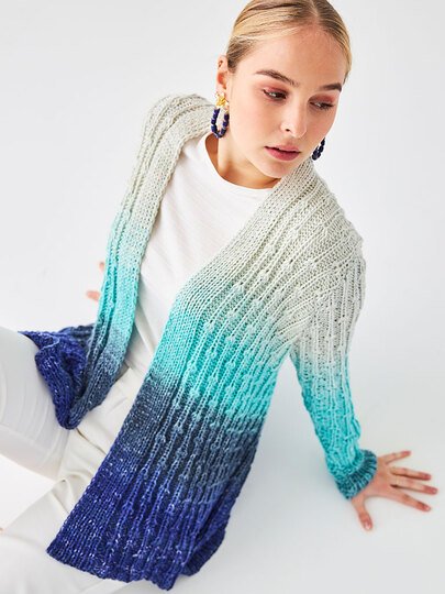 STRICKJACKE EISBONBON