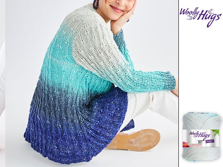 STRICKJACKE EISBONBON