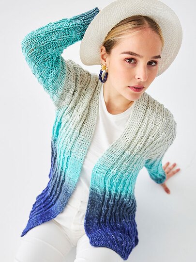 STRICKJACKE EISBONBON