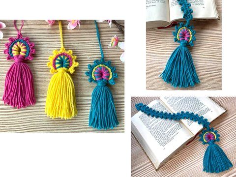 Quaste / Lesezeichen Bohéme