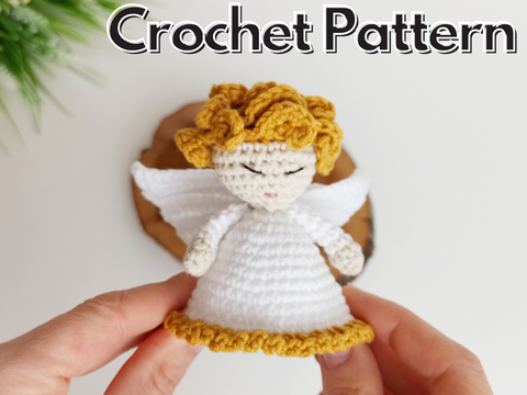 Christmas angel ornament Crochet pattern