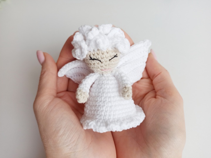 Christmas angel ornament Crochet pattern