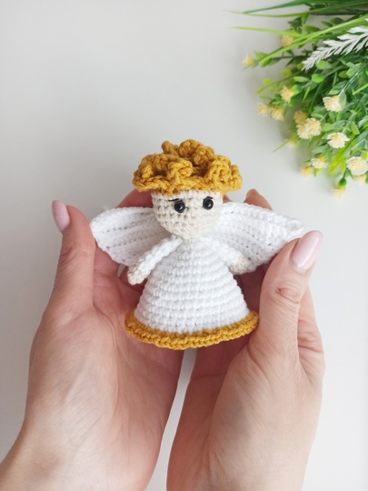 Christmas angel ornament Crochet pattern