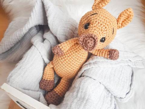 Häkelanleitung Frischling / Wildschwein häkeln / Amigurumi-Wildschwein