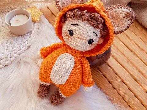 Fuchsjunge Kemi Häkelanleitung / Fuchsamigurumi / Fuchs häkeln