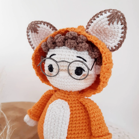 Fuchsjunge Kemi Häkelanleitung / Fuchsamigurumi / Fuchs häkeln