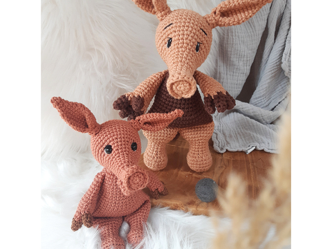 Häkelanleitung Erdferkel Harvey