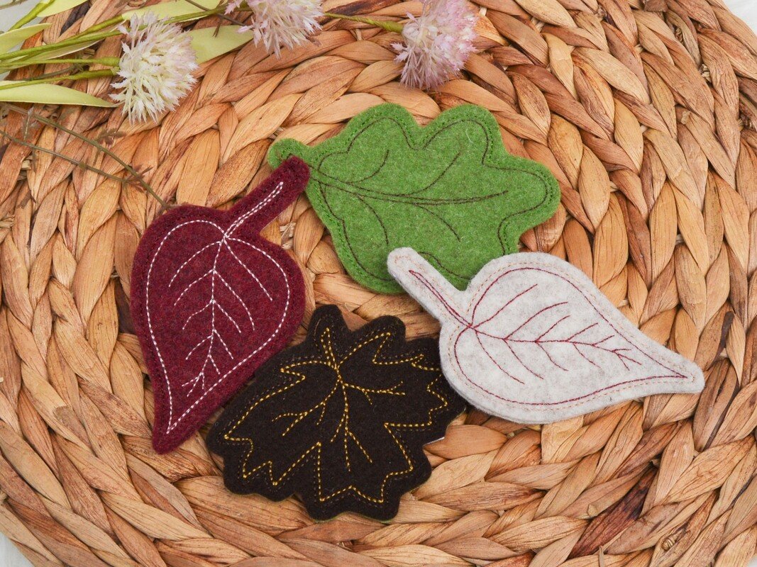 Stickdatei Blätter ITH