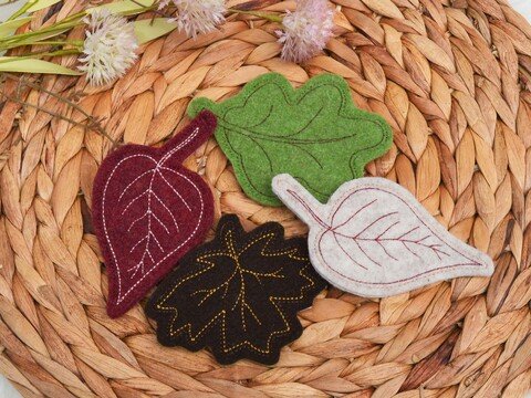 Stickdatei Blätter ITH