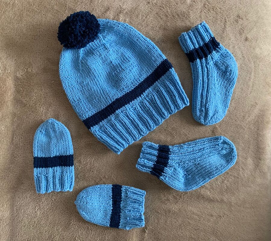 Anleitung Mirco Babyset stricken