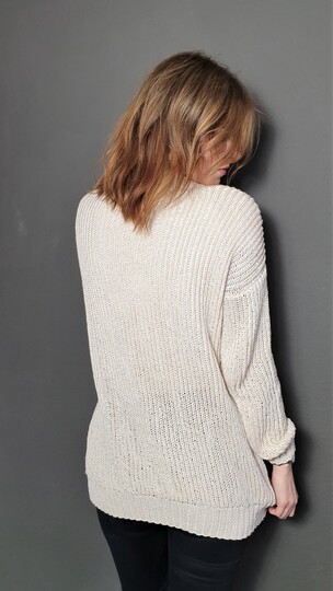 188 Strickanleitung Cardigan Strickjacke Patentmuster