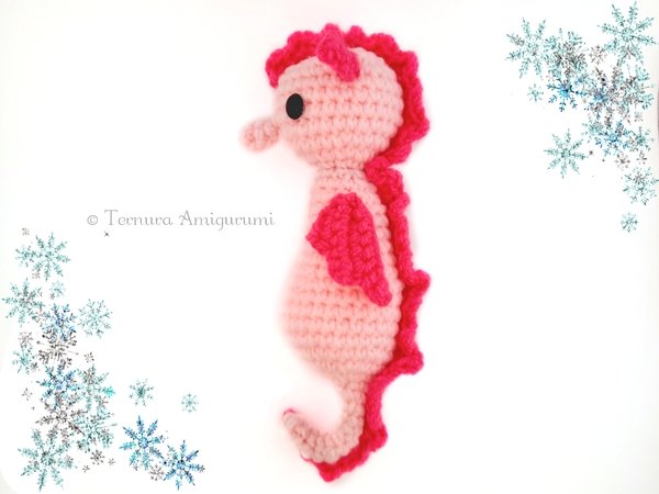 Crochet pattern jellyfish + Crochet pattern Seahorse PDF