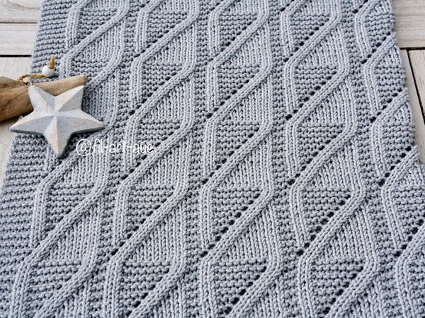 Baby Blanket „Sweet Embrace“, knitting pattern