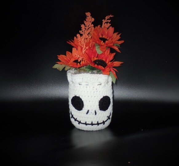 Skeleton Pouch & Cozy- Crochet Pattern