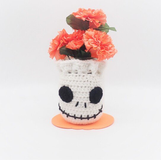 Skeleton Pouch & Cozy- Crochet Pattern