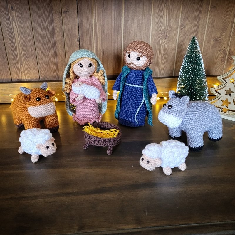 Häkelanleitung  "Krippenfiguren Set " - Bild 4