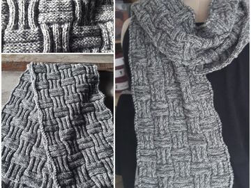 Luxus Herren Schal Stricken Ebenbild