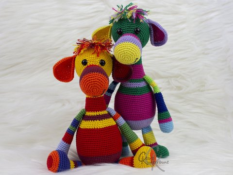 Fussel (klein) - Häkelanleitung von CaroKunterbunt