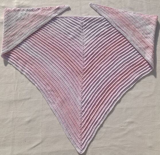 Anleitung Häkeltuchmuster "Mein faules Reliefchen"