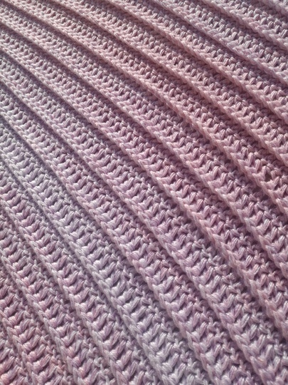 Anleitung Häkeltuchmuster "Mein faules Reliefchen"