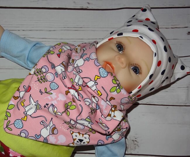 Loop im Dreieckstuch Design für die ganze Familie nähen Beamer